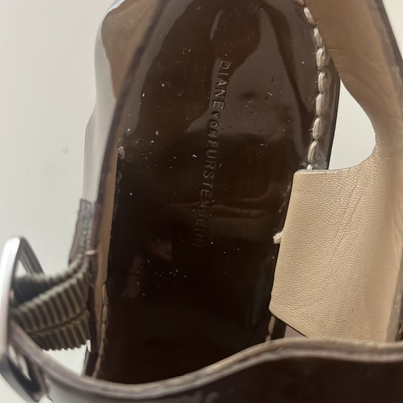 Diane Von Furstenberg brown wedges - Picture 2 of 8